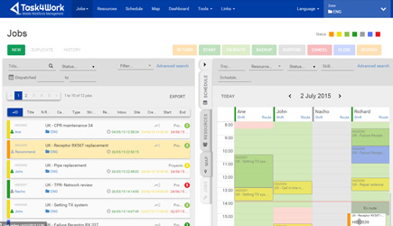 Optimización de la Fuerza de Trabajo Móvil